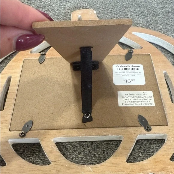 Kirklands Cream Pumpkin Picture Frame - Picture 3 of 3